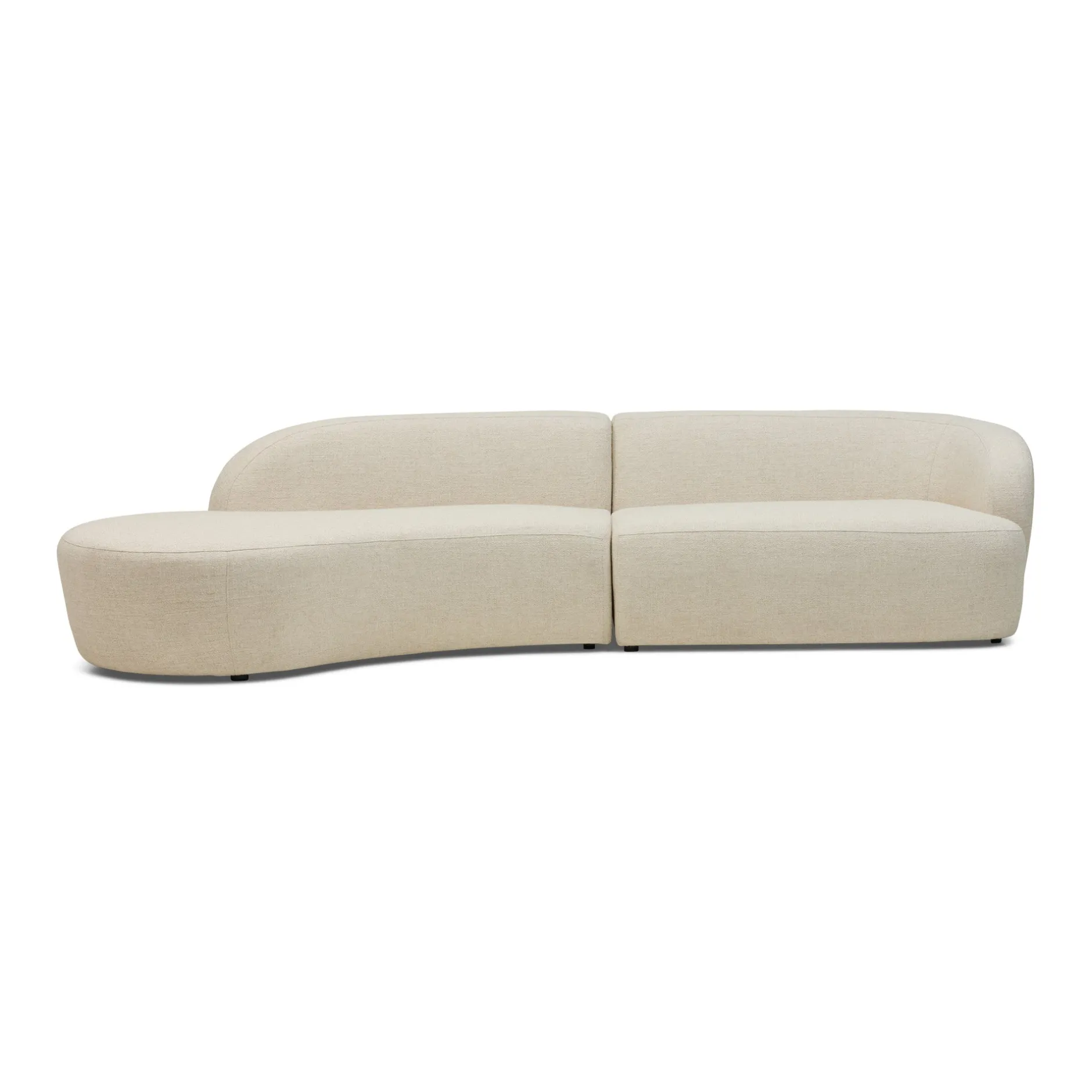 Discount Horgans Lune Modular Sofa Left Fresco White