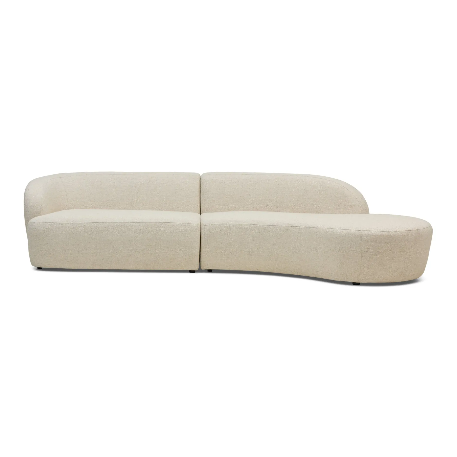 Best Horgans Lune Modular Sofa Right Fresco White