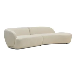 Best Horgans Lune Modular Sofa Right Fresco White