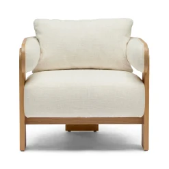 Sale Horgans Lupin Occasional Chair Natural Alpen White