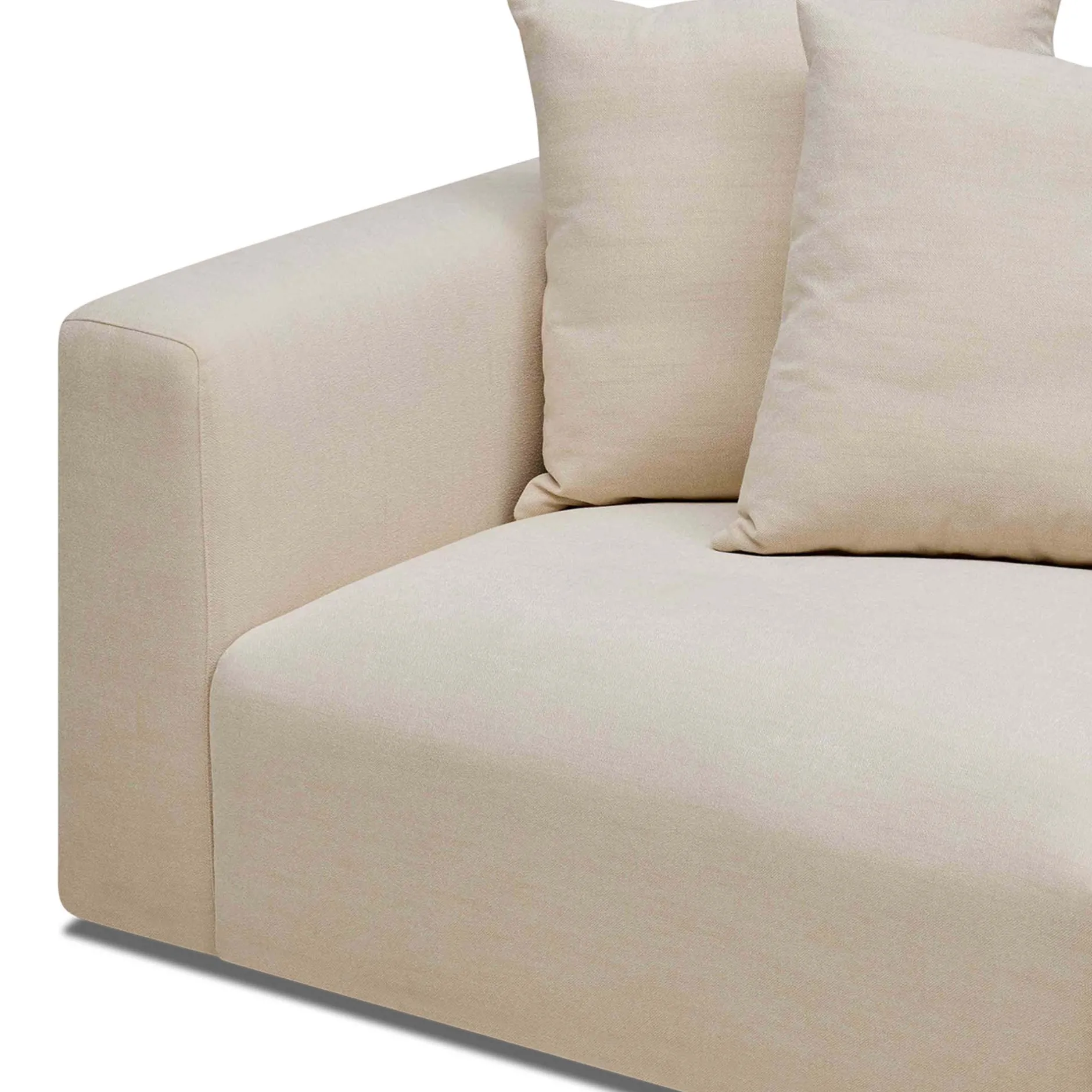 Discount Horgans Madrid Modular Sofa 3 Seat Right Dutch White