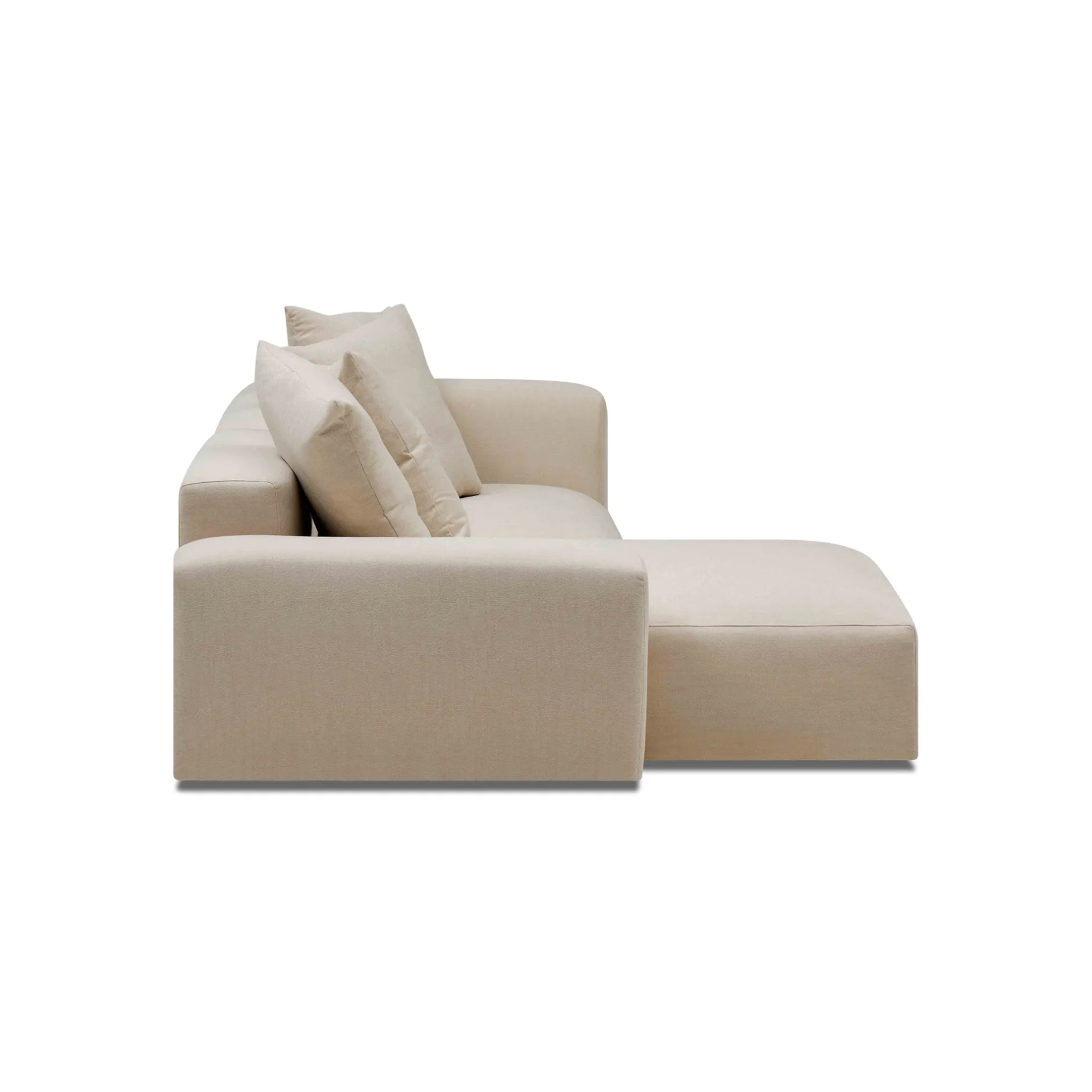 Fashion Horgans Madrid Modular Sofa 2 Seat Left Dutch White