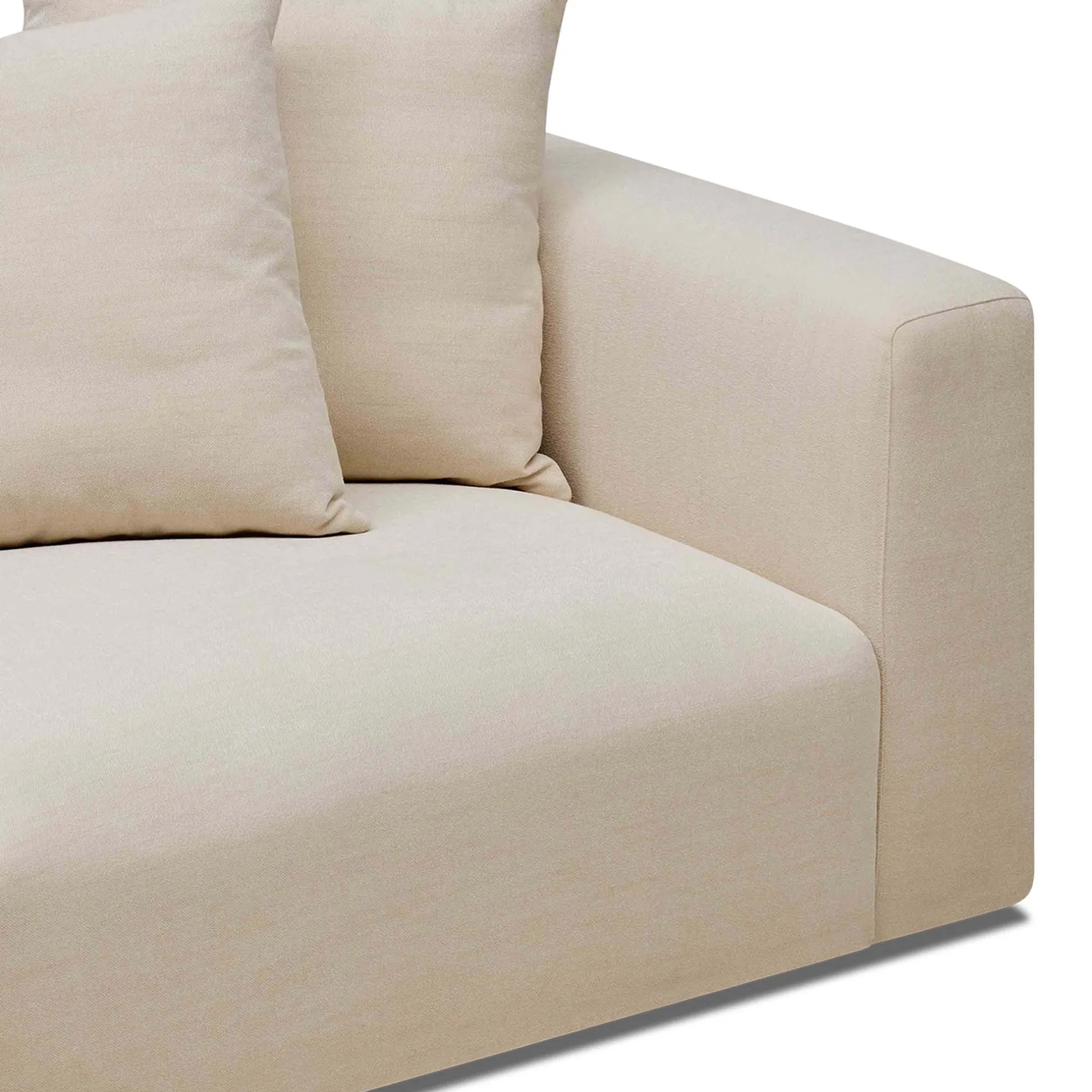 Fashion Horgans Madrid Modular Sofa 2 Seat Left Dutch White