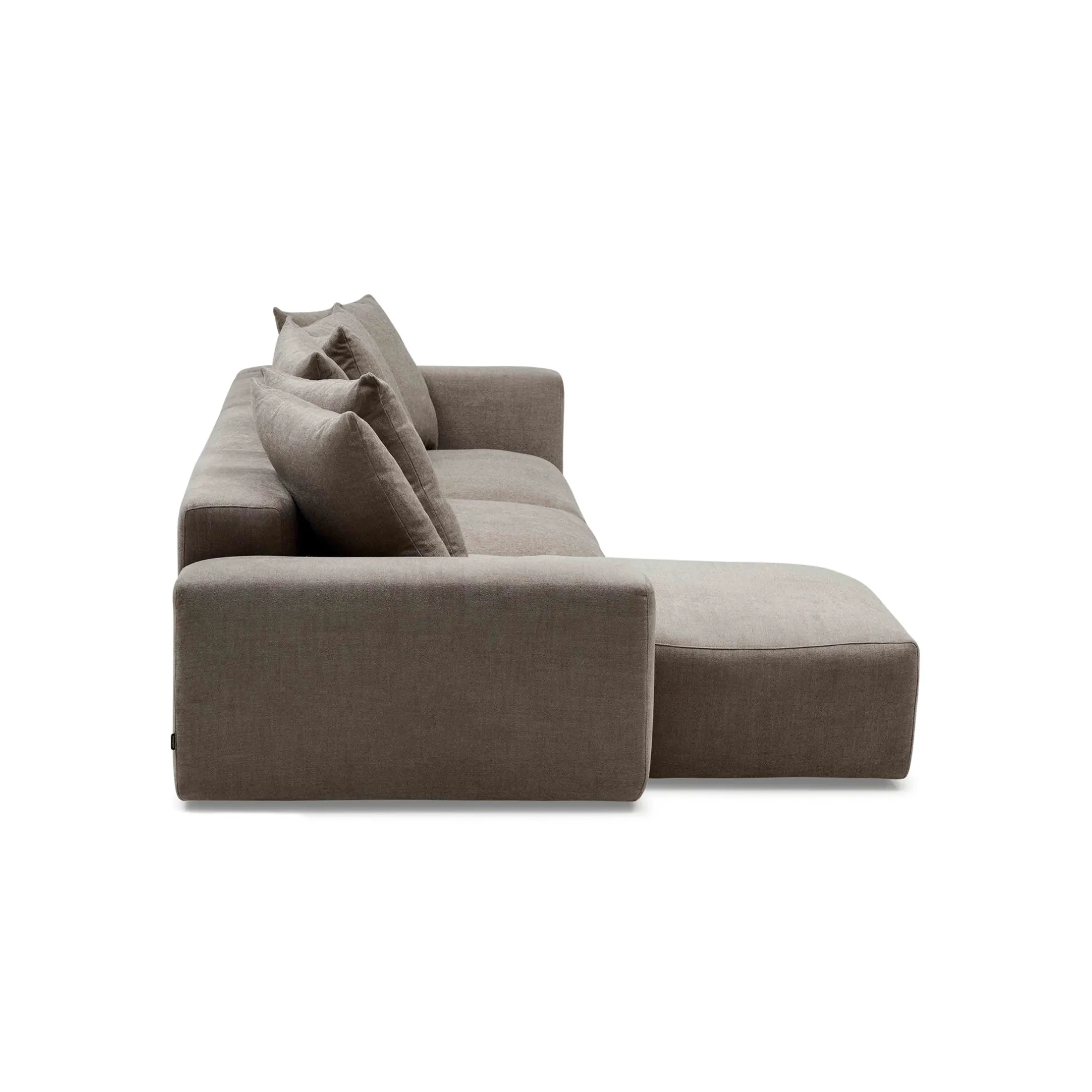 Fashion Horgans Madrid Modular Sofa 3 Seat Left Slate