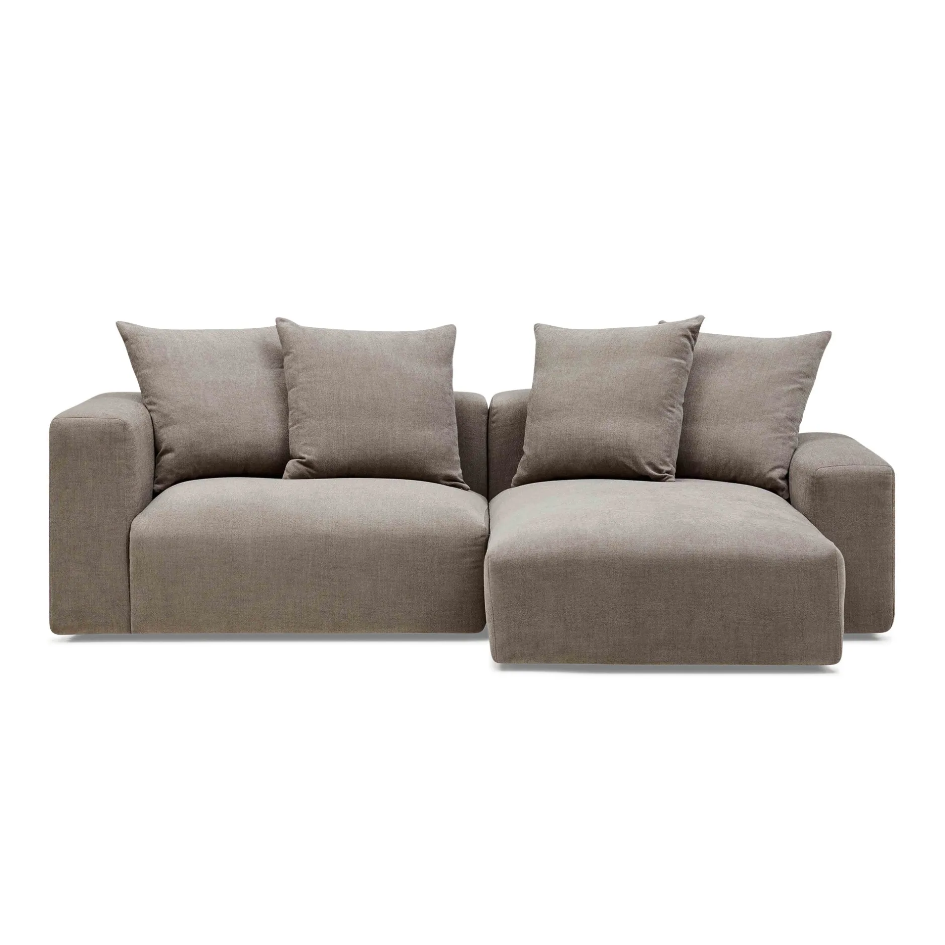 Outlet Horgans Madrid Modular Sofa 2 Seat Right Slate