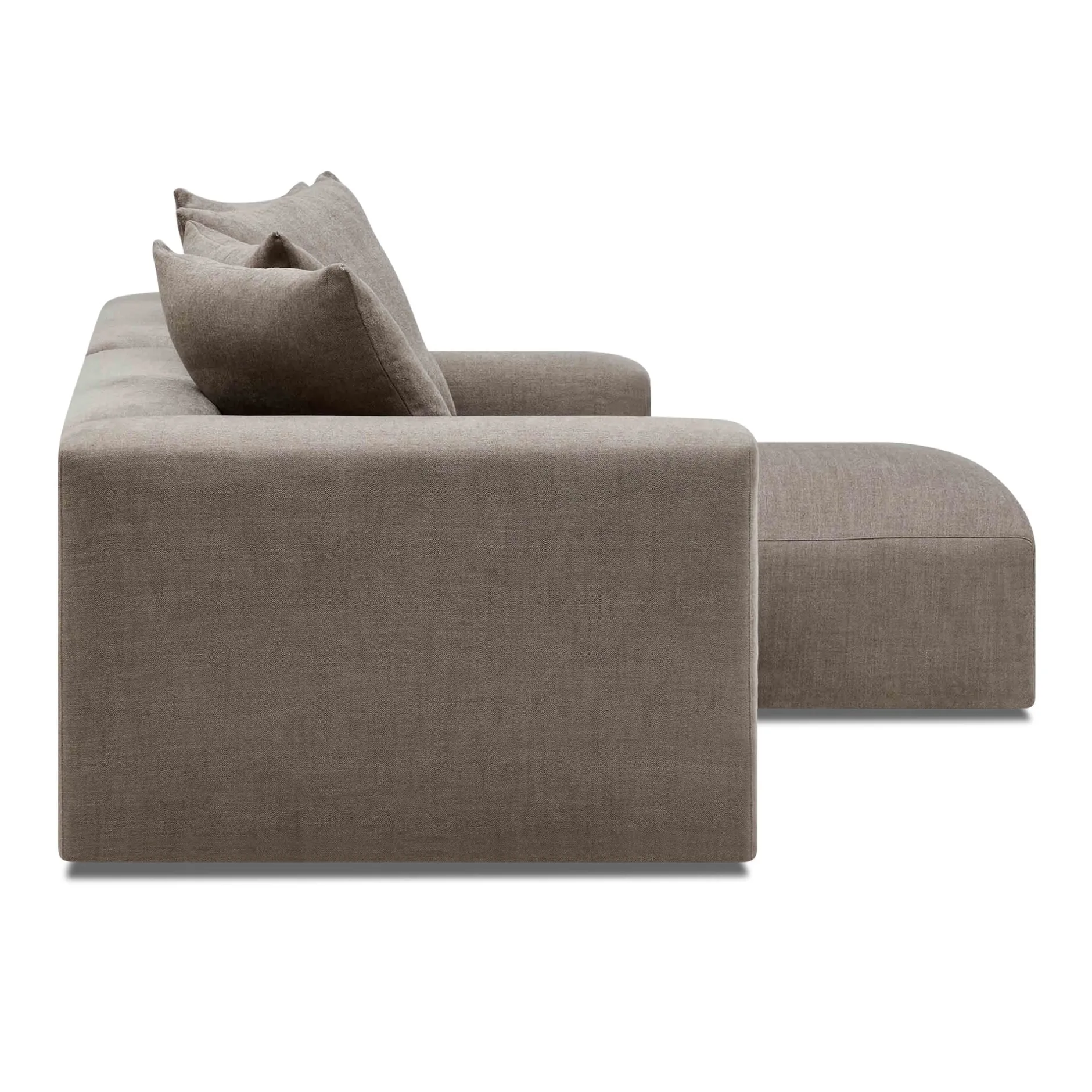 Outlet Horgans Madrid Modular Sofa 2 Seat Right Slate