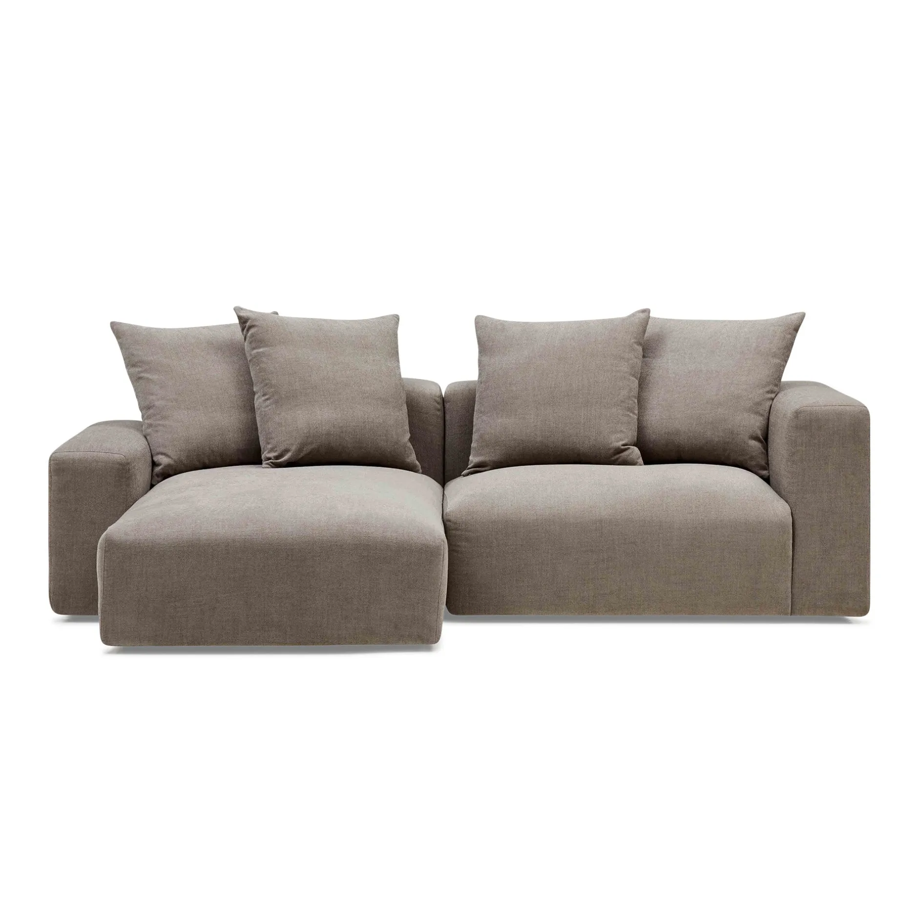 Online Horgans Madrid Modular Sofa 2 Seat Left Slate