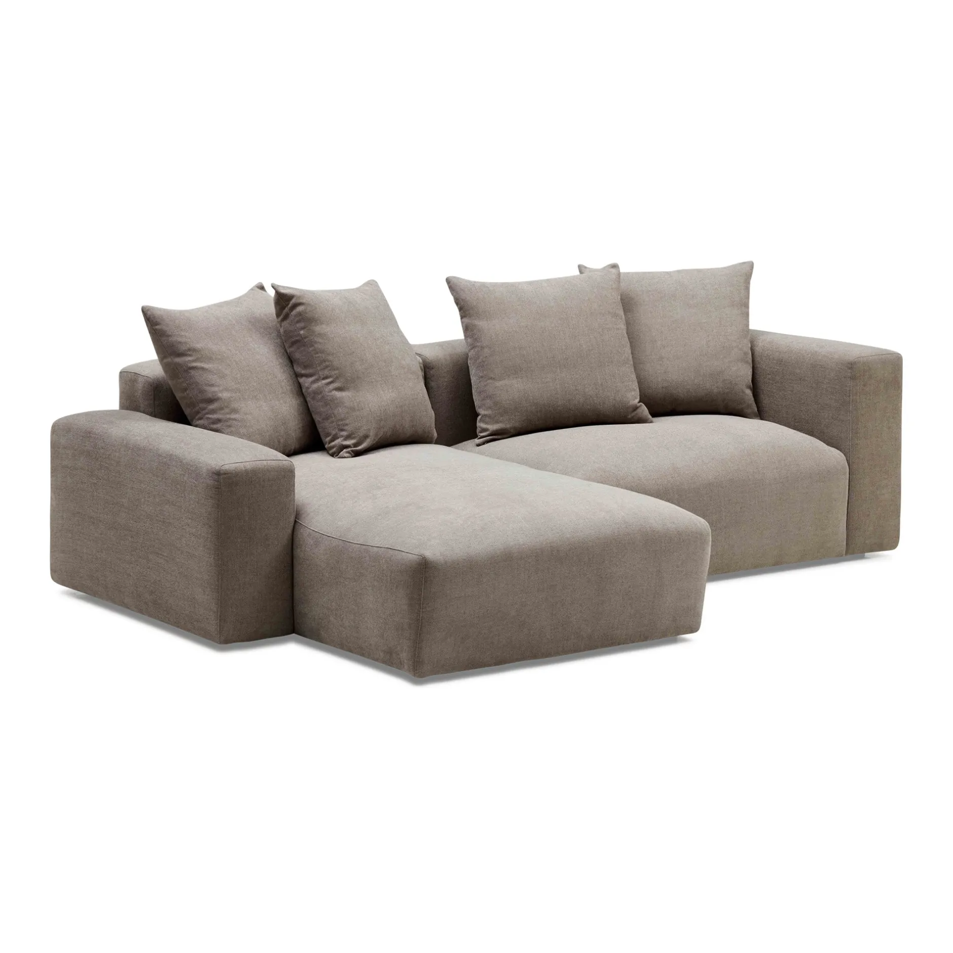 Online Horgans Madrid Modular Sofa 2 Seat Left Slate