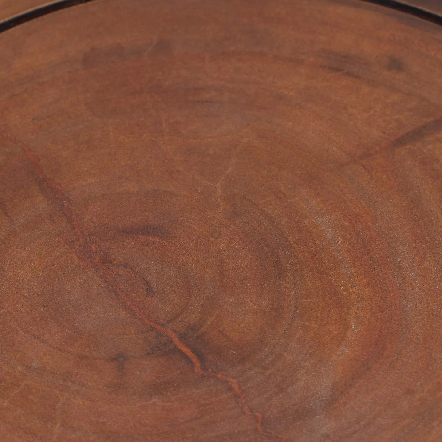 New Horgans Maiko Side Table Brown Dark Brown Stain Timber