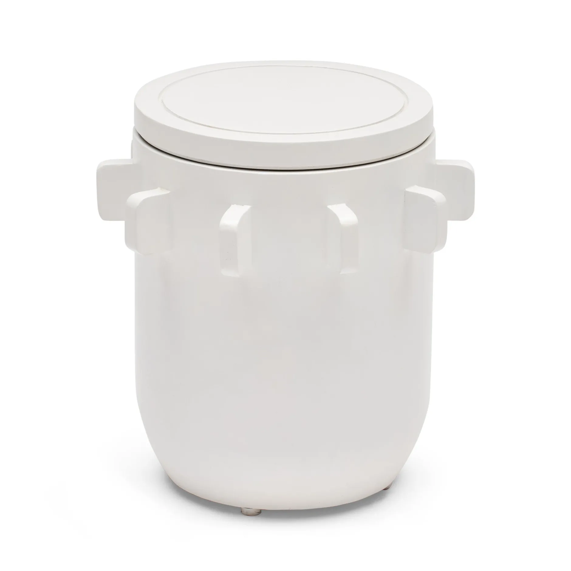 Online Horgans Maiko Side Table White White Stain Timber