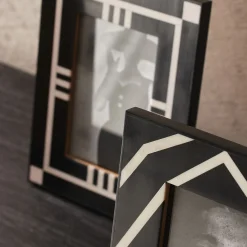 Clearance Horgans Makali Photo Frame 4 x 6 Black & Cream
