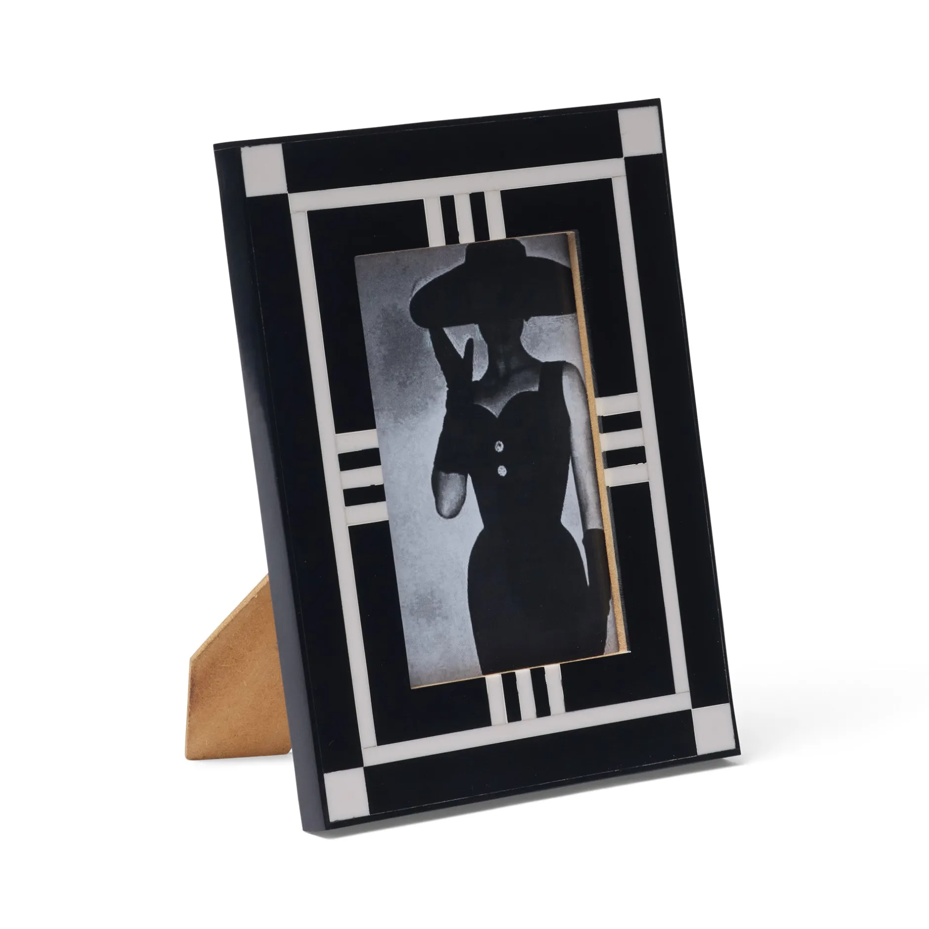 Clearance Horgans Makali Photo Frame 4 x 6 Black & Cream