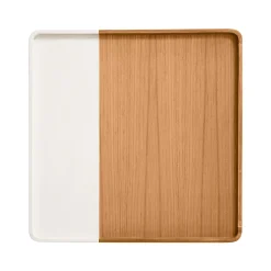 New Horgans Marley Display Tray Medium White Acacia & White