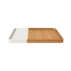 New Horgans Marley Display Tray Medium White Acacia & White