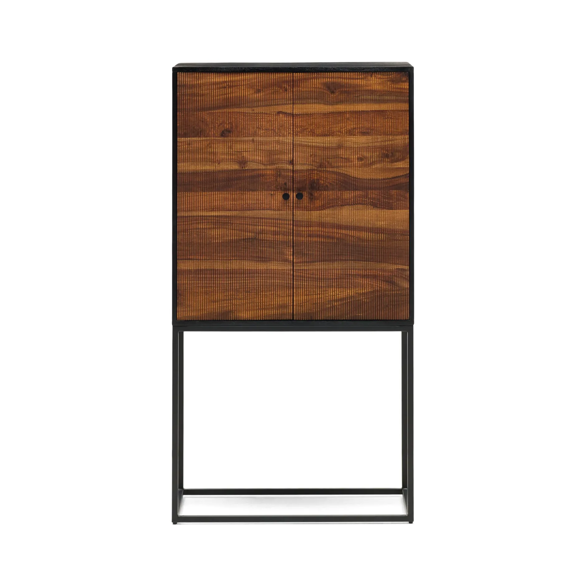 Best Horgans Maru Sheesham Cabinet Natural & Black
