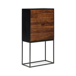 Best Horgans Maru Sheesham Cabinet Natural & Black