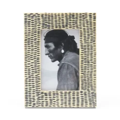 Online Horgans Matira Photo Frame 4 x 6 White & Black