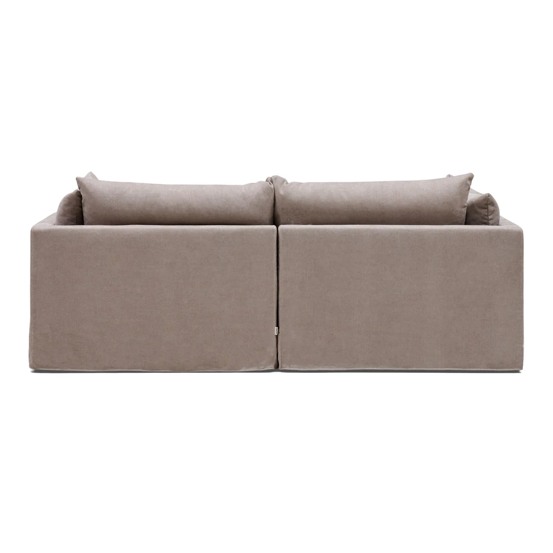 Online Horgans Mia Modular Sofa 2 Seat with Ottoman Oatmeal