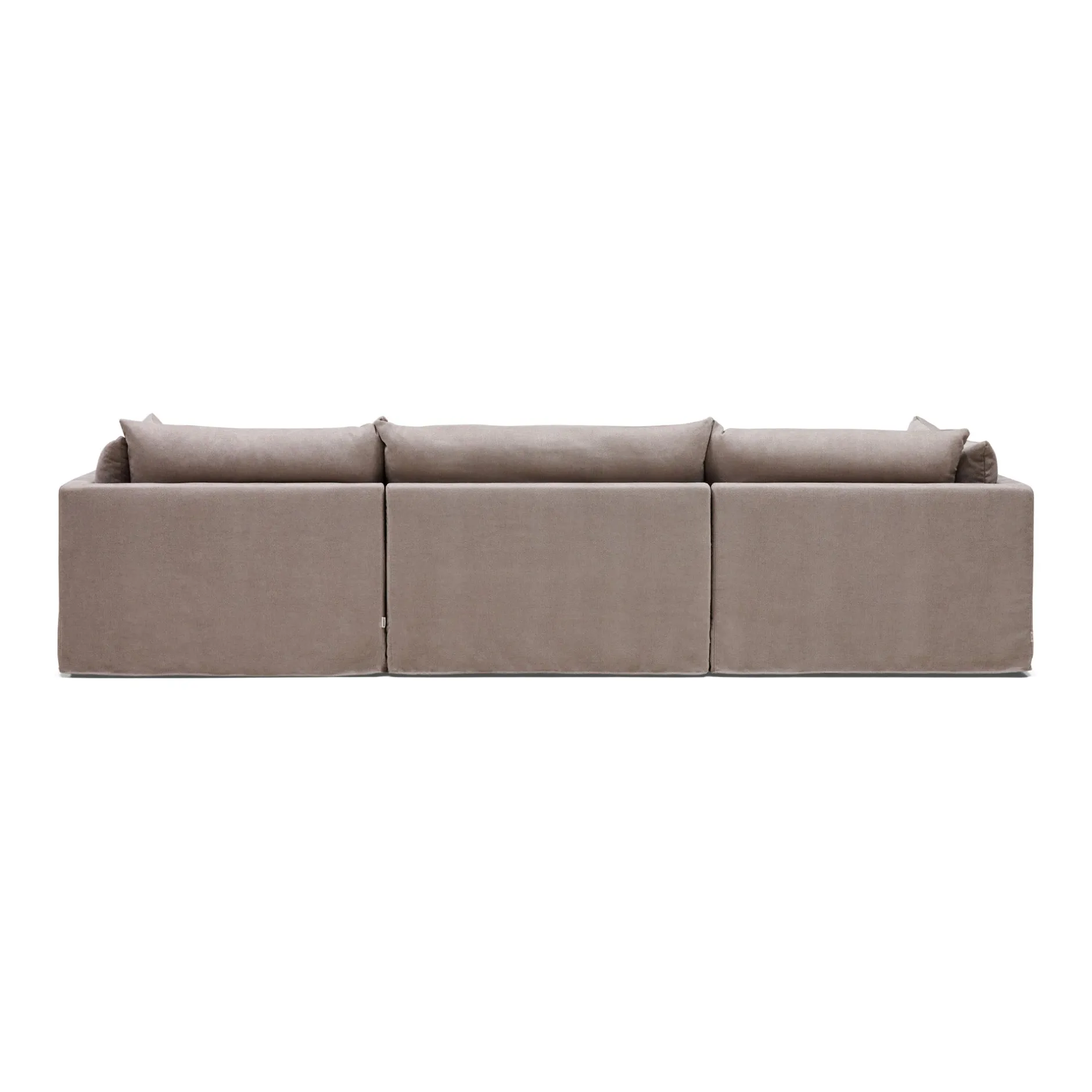 New Horgans Mia Modular Sofa 3 Seat with Ottoman Oatmeal