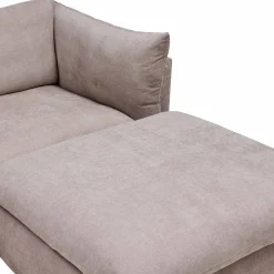New Horgans Mia Modular Sofa 3 Seat with Ottoman Oatmeal