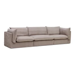 New Horgans Mia Modular Sofa 3 Seat Oatmeal