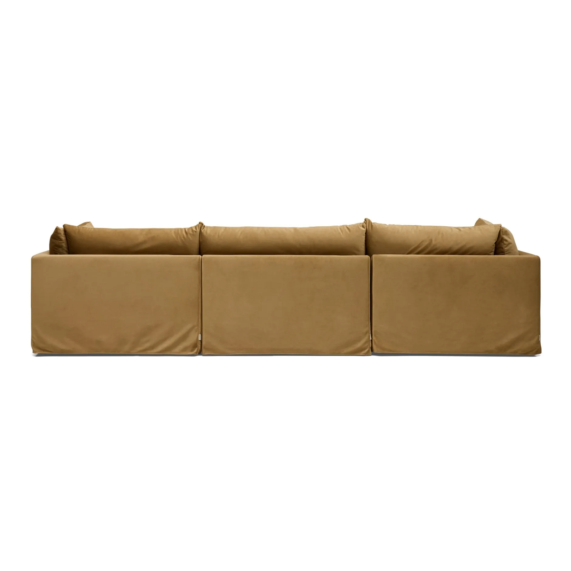 Sale Horgans Mia Modular Sofa Sand 3 Seat Sand Velvet