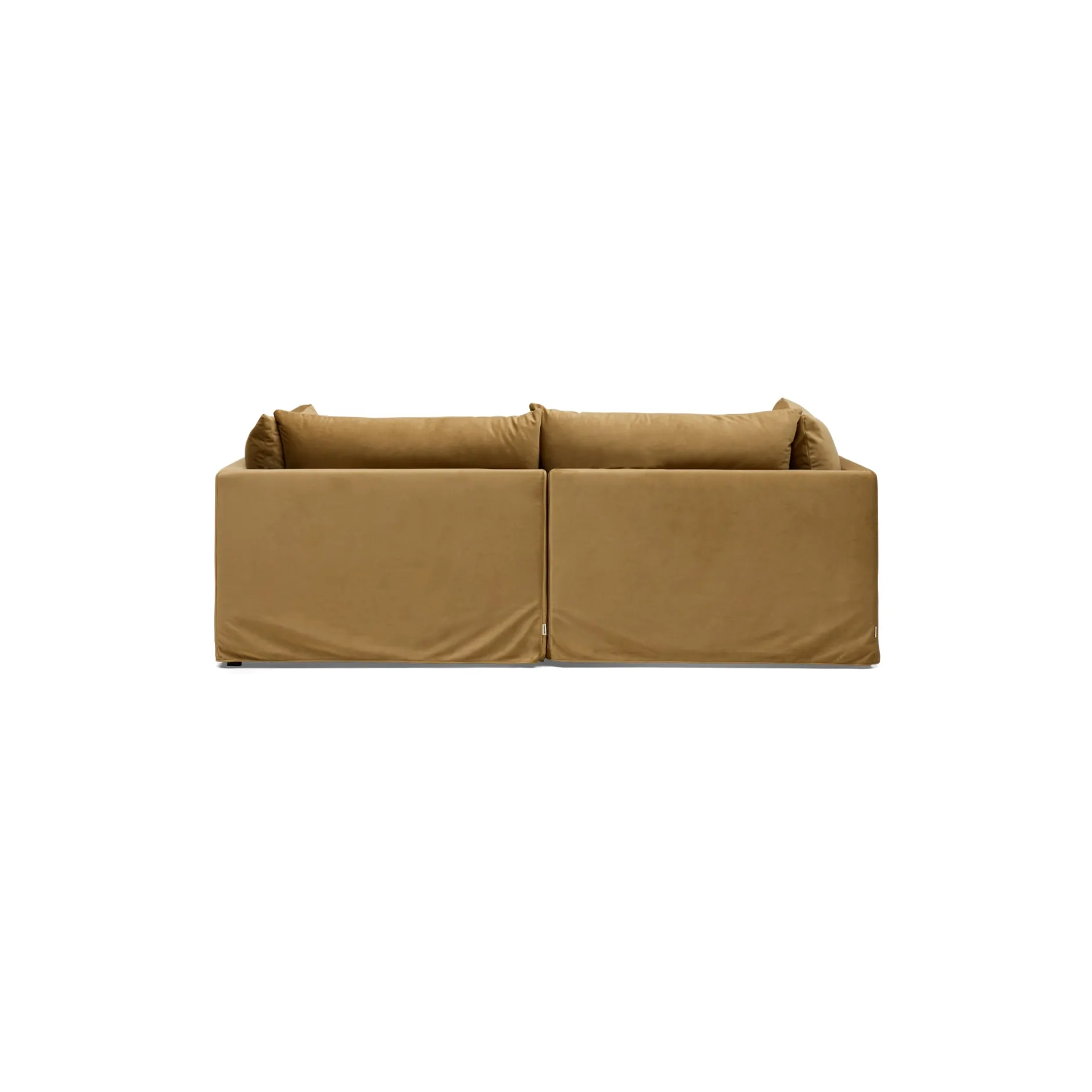 Fashion Horgans Mia Modular Sofa Sand 2 Seat Sand Velvet