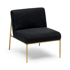 Online Horgans Mila Chair & Gold Black
