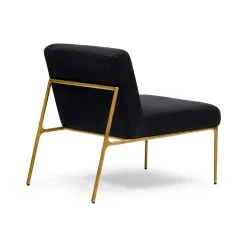 Online Horgans Mila Chair & Gold Black