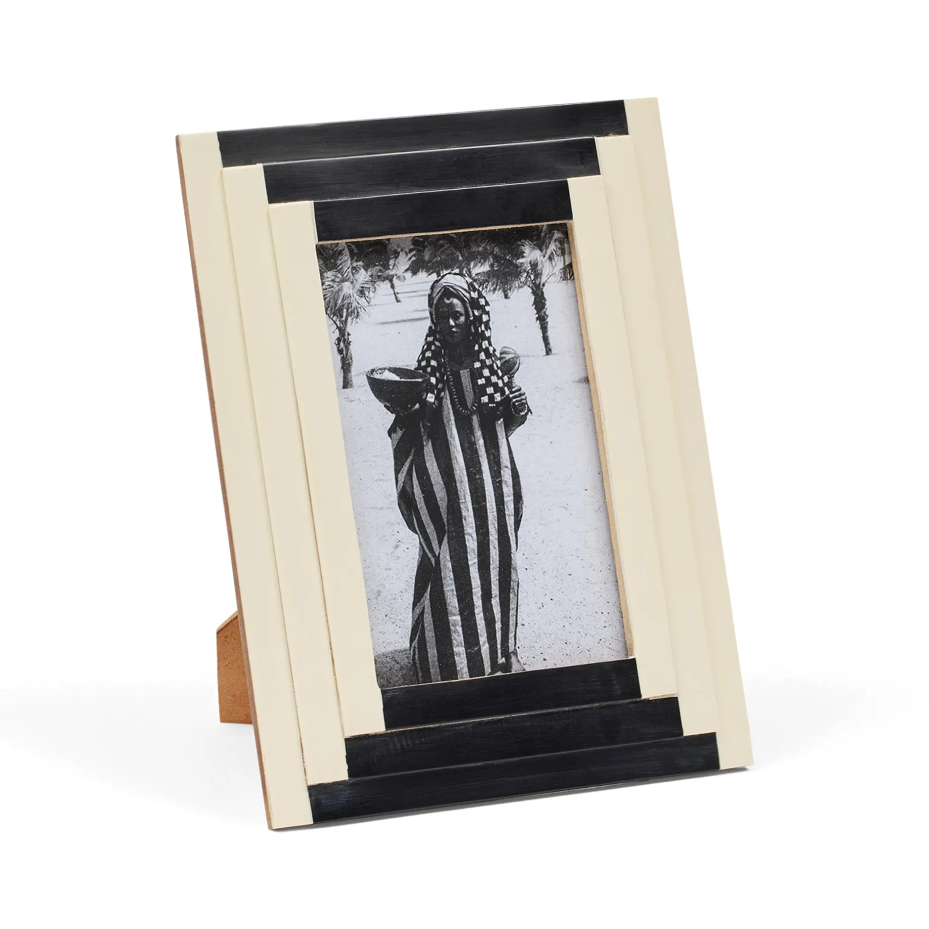 Hot Horgans Milli Photo Frame 4 x 6 Black & Cream