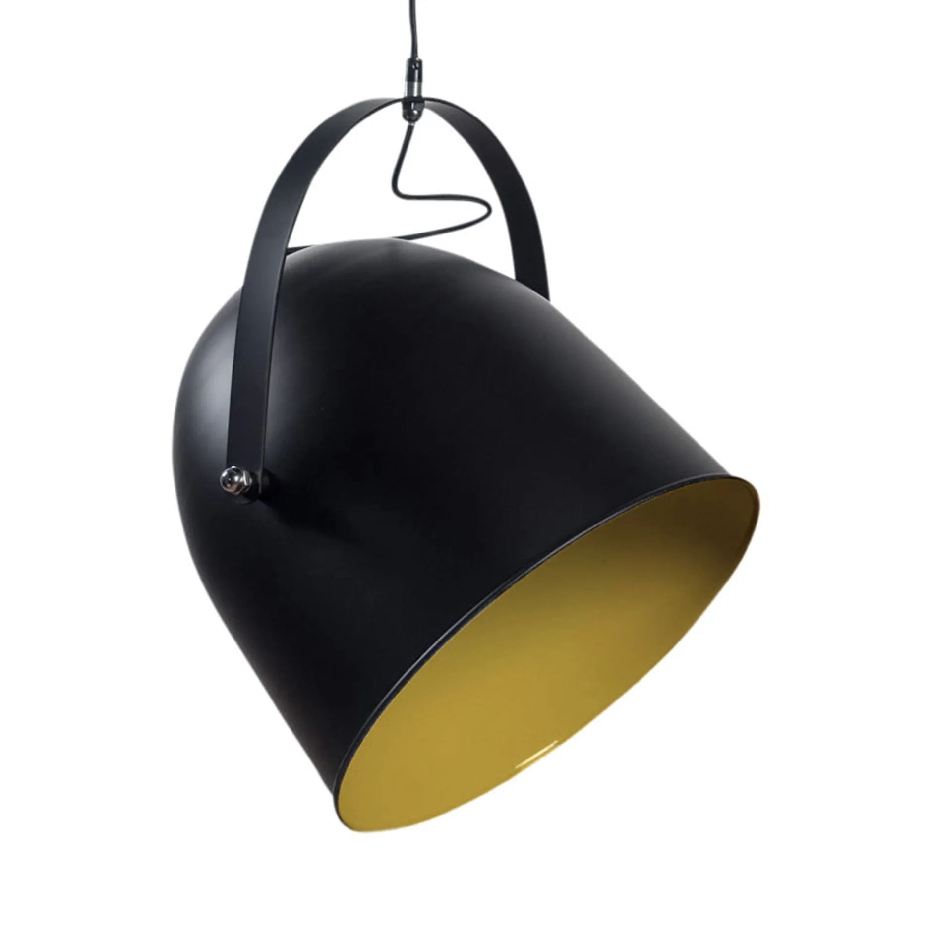 Discount Horgans Mobilia & Gold Tub Pendant Black