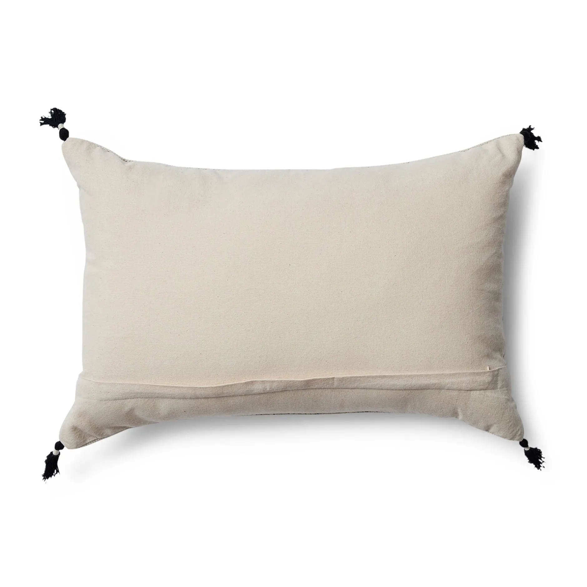 Outlet Horgans Mohe Handwoven Cushion 60x40 Black & White