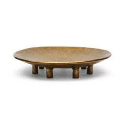 Fashion Horgans Mondo Platter Antique Gold