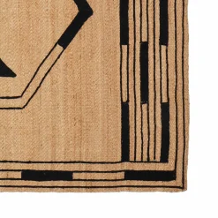 Outlet Horgans Monte Jute Rug 200 x 280 Natural & Black