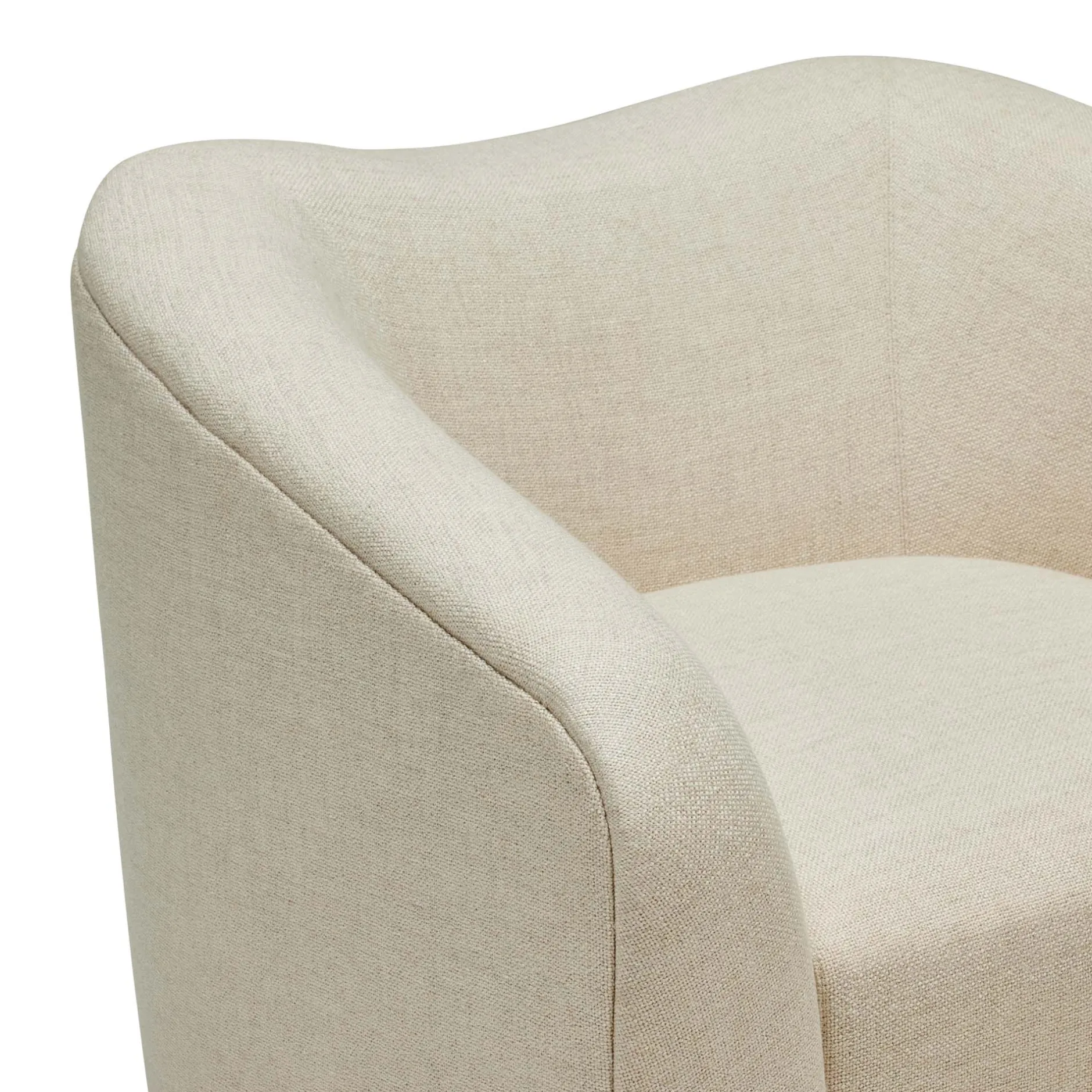 Fashion Horgans Muse Swivel Chair Ivory