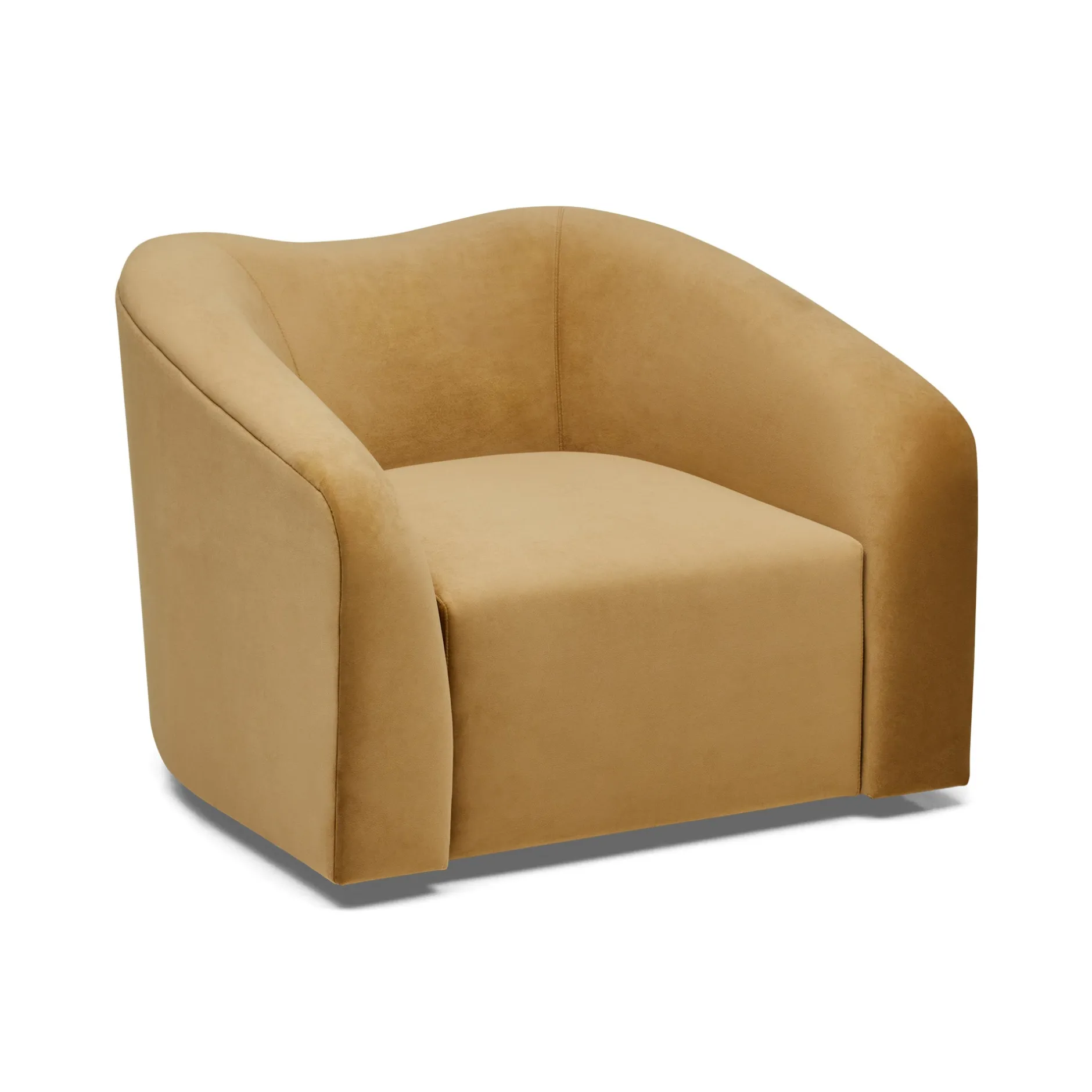 Hot Horgans Muse Swivel Chair Sand Sand Velvet