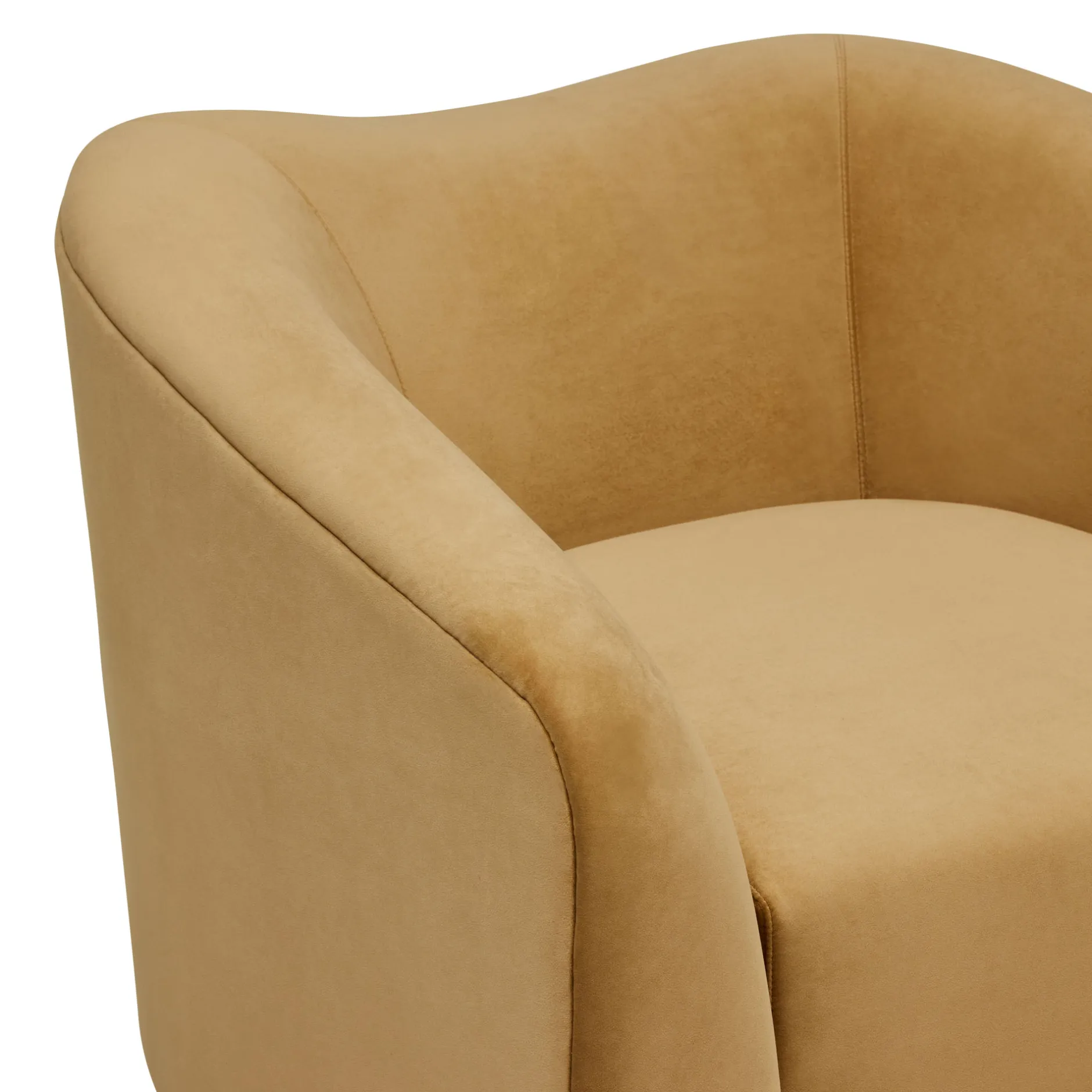 Hot Horgans Muse Swivel Chair Sand Sand Velvet