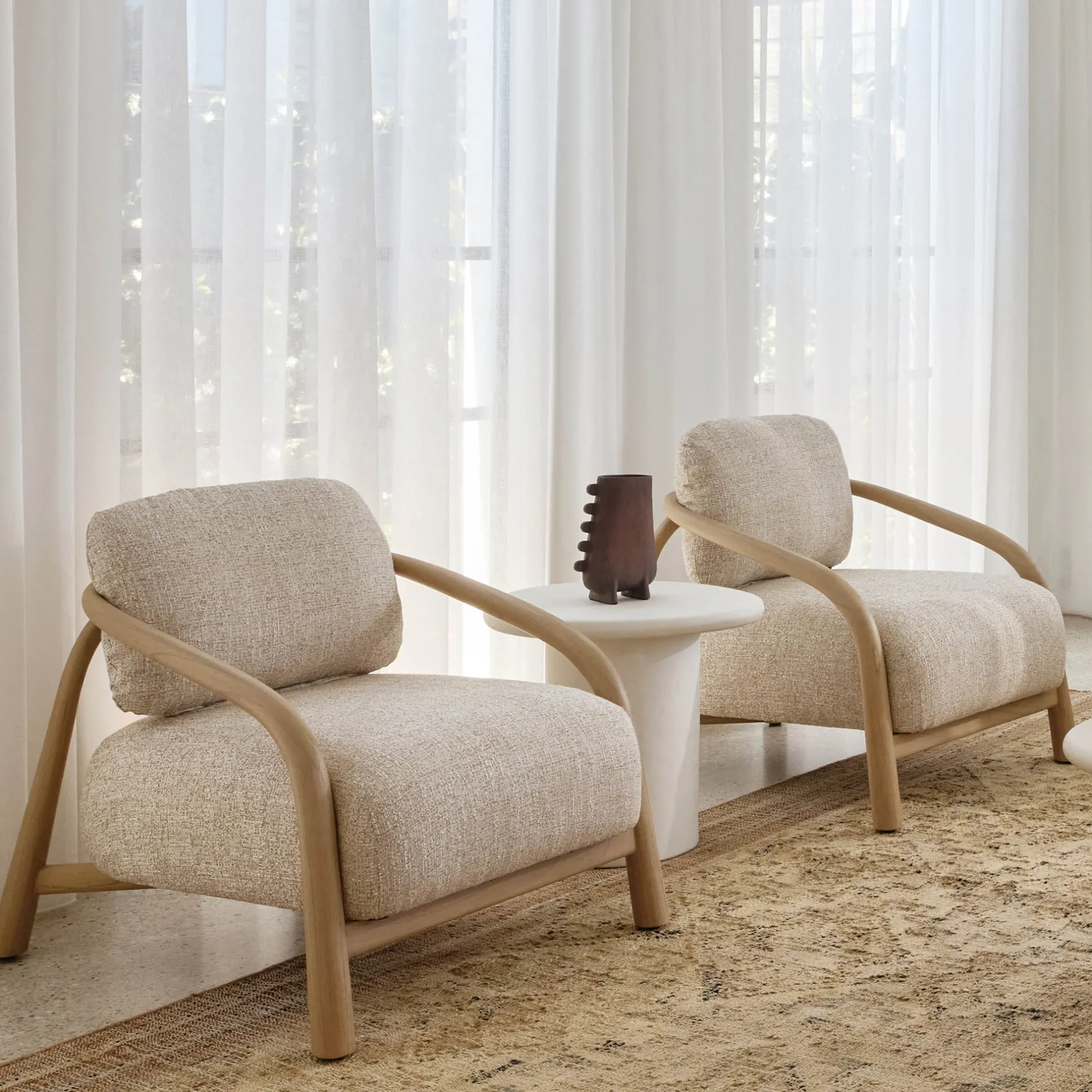 Hot Horgans Myro Occasional Chair Fawn