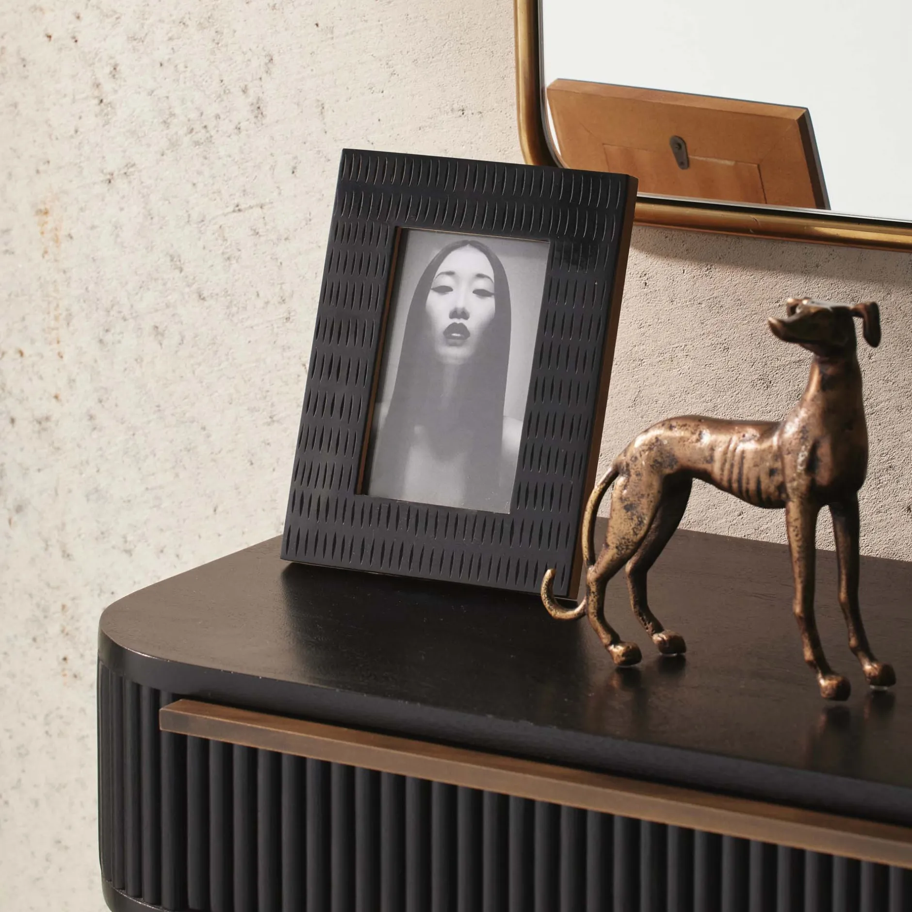 Outlet Horgans Neko Photo Frame 4 x 6 Black