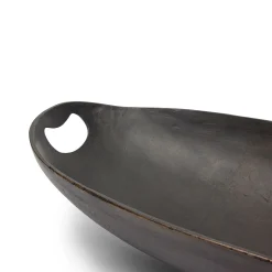 Clearance Horgans Noir Oval Bowl Bronze Black