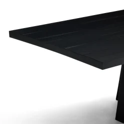 Hot Horgans Odin II Mango Wood Dining Table Black