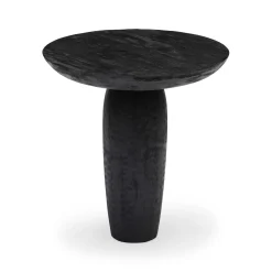 Hot Horgans Oliver Timber Side Table Black