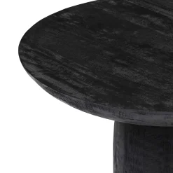 Hot Horgans Oliver Timber Side Table Black