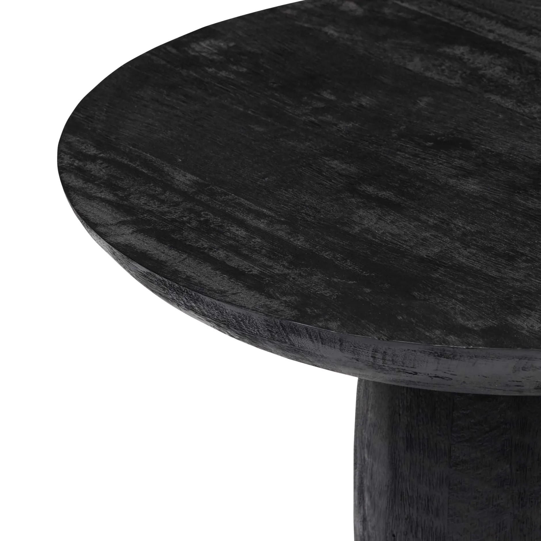 Hot Horgans Oliver Timber Side Table Black