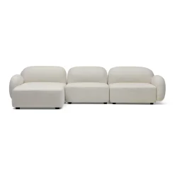Discount Horgans Oslo Modular Sofa 3 Seat with Ottoman Frosted Ivory