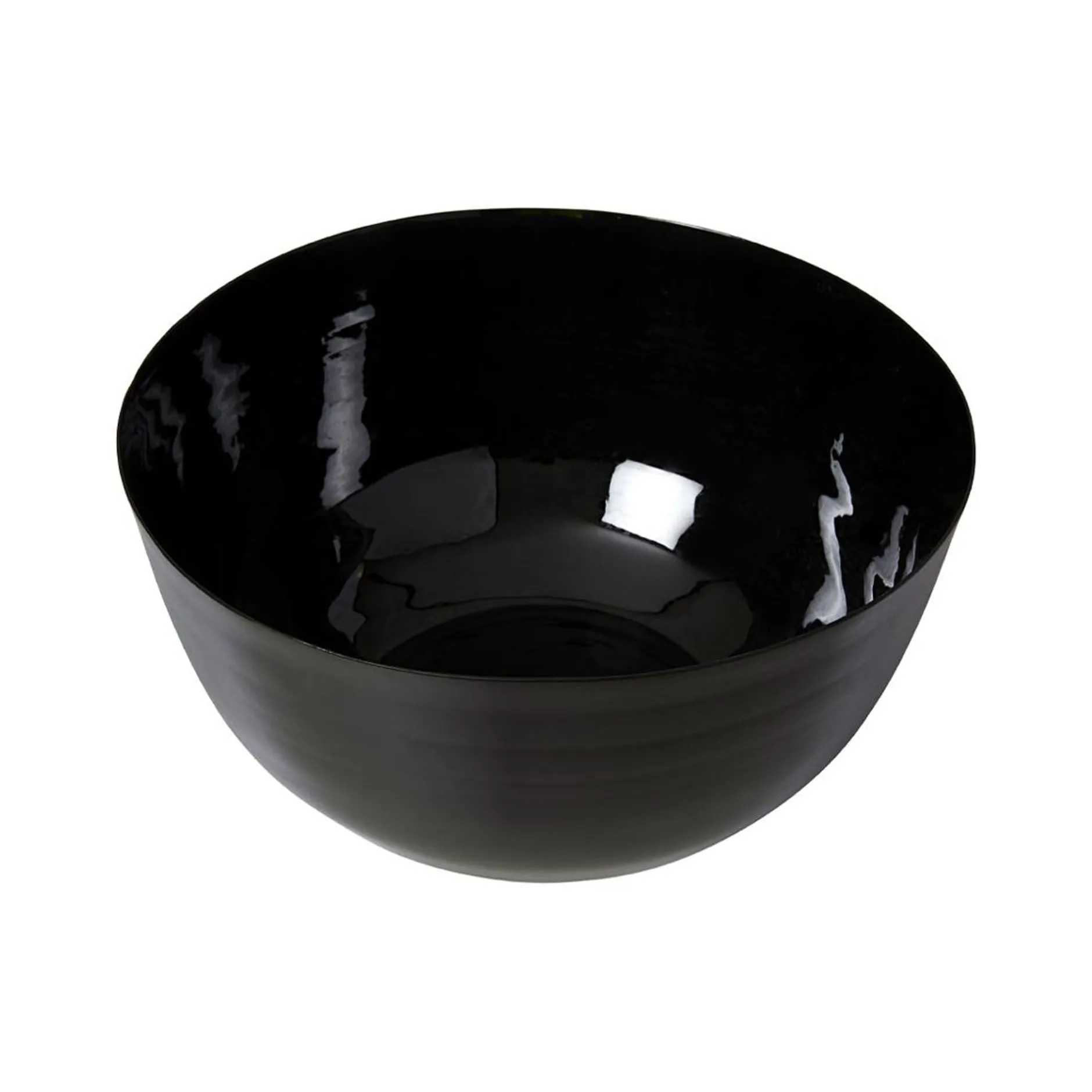 Hot Horgans Otto Enamel Bowl Black Enamel