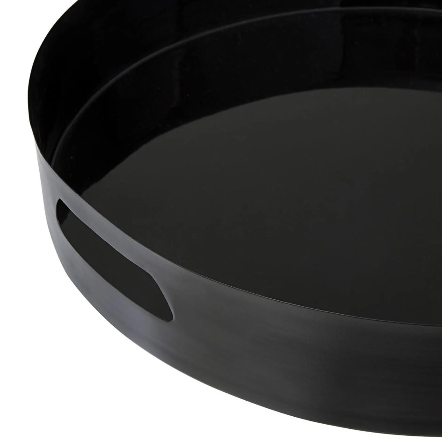 Clearance Horgans Otto Tray Handles Black Enamel