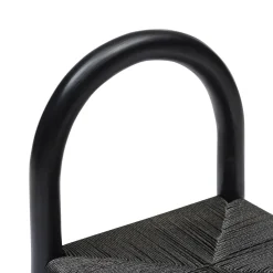Hot Horgans Outdoor Chair Woven Sample B Black