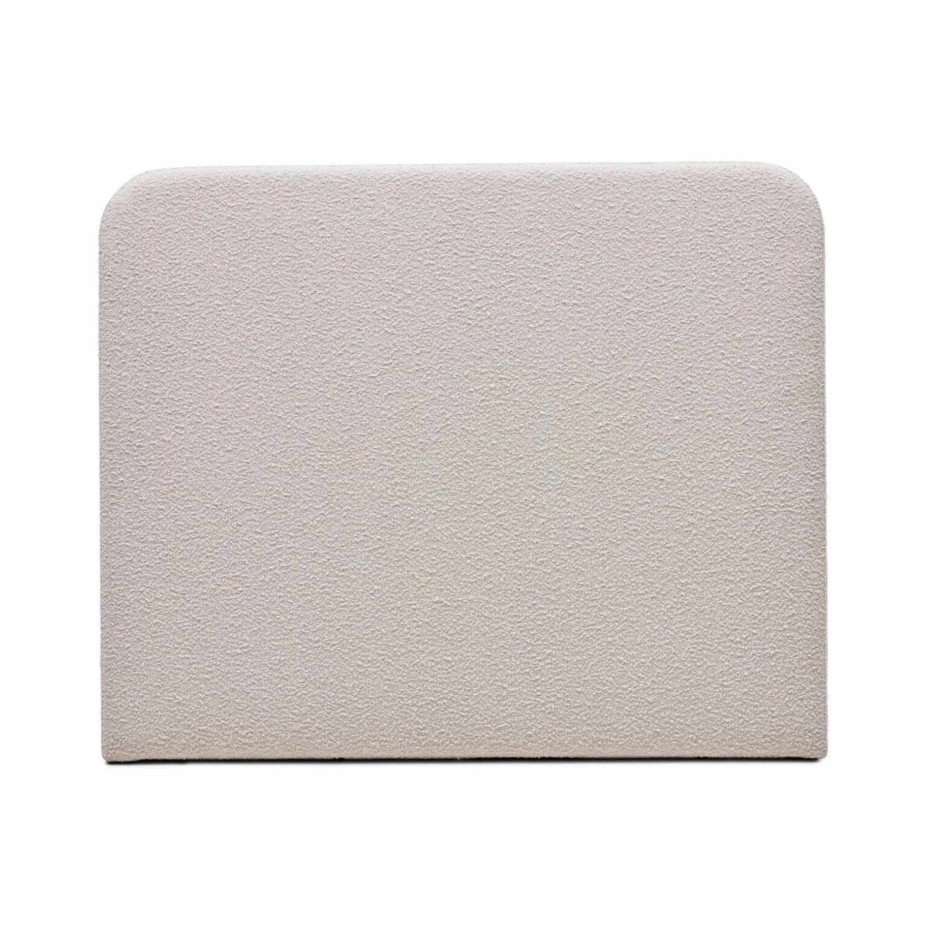 Best Horgans Palome Bedhead Queen Cream Cream Boucle