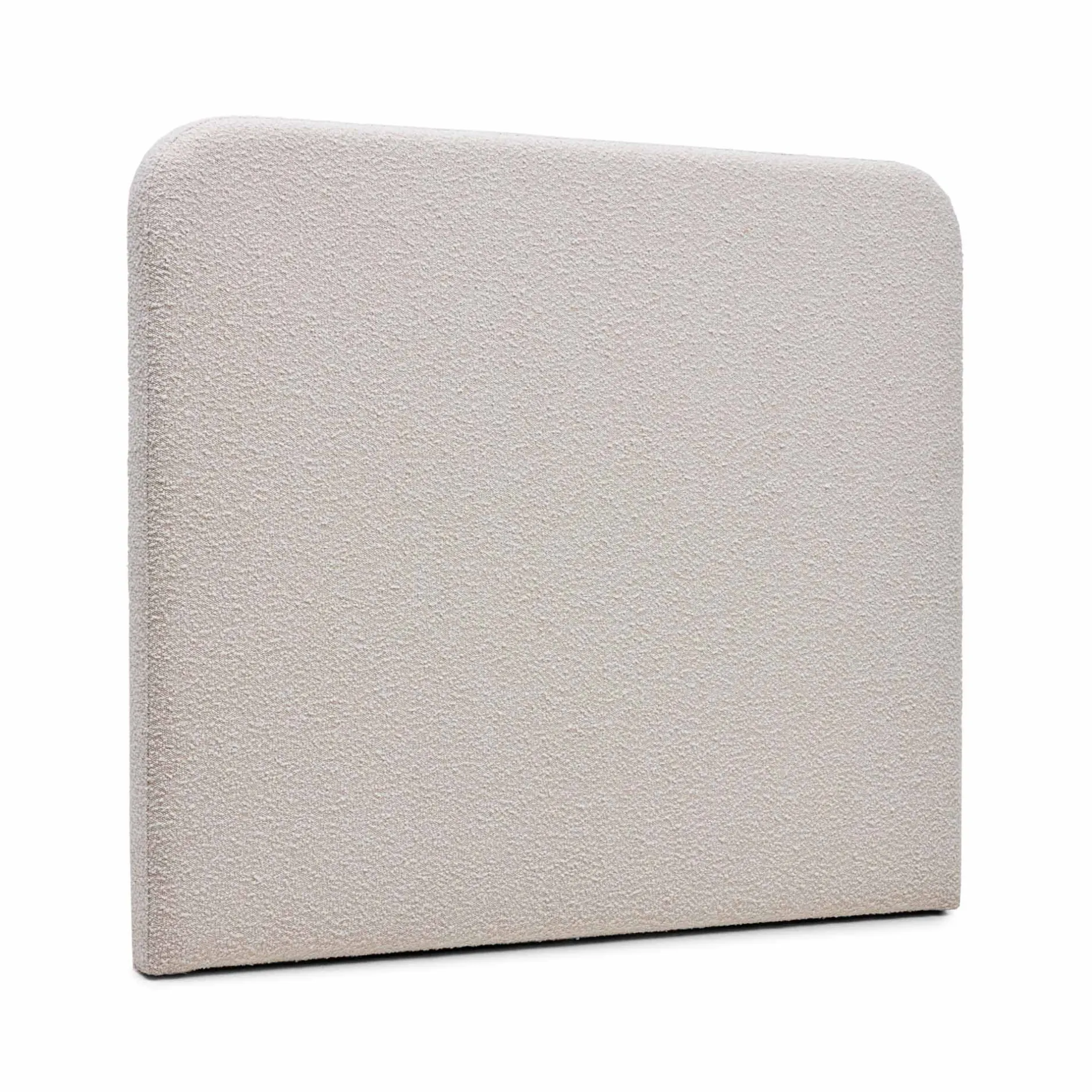 Best Horgans Palome Bedhead Queen Cream Cream Boucle